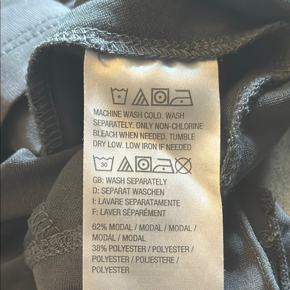 LOGO by Lori Goldstein Dark Gray Tunic with Pockets - Picture 8 of 8